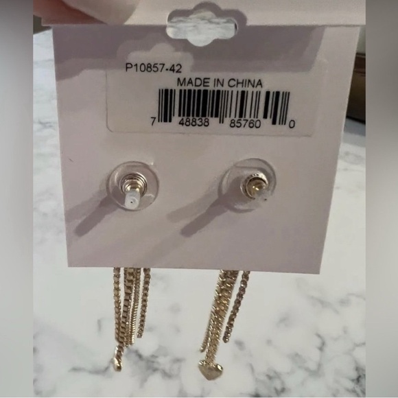 Juicy Couture Red and Pink Heart Earrings - Picture 4 of 4